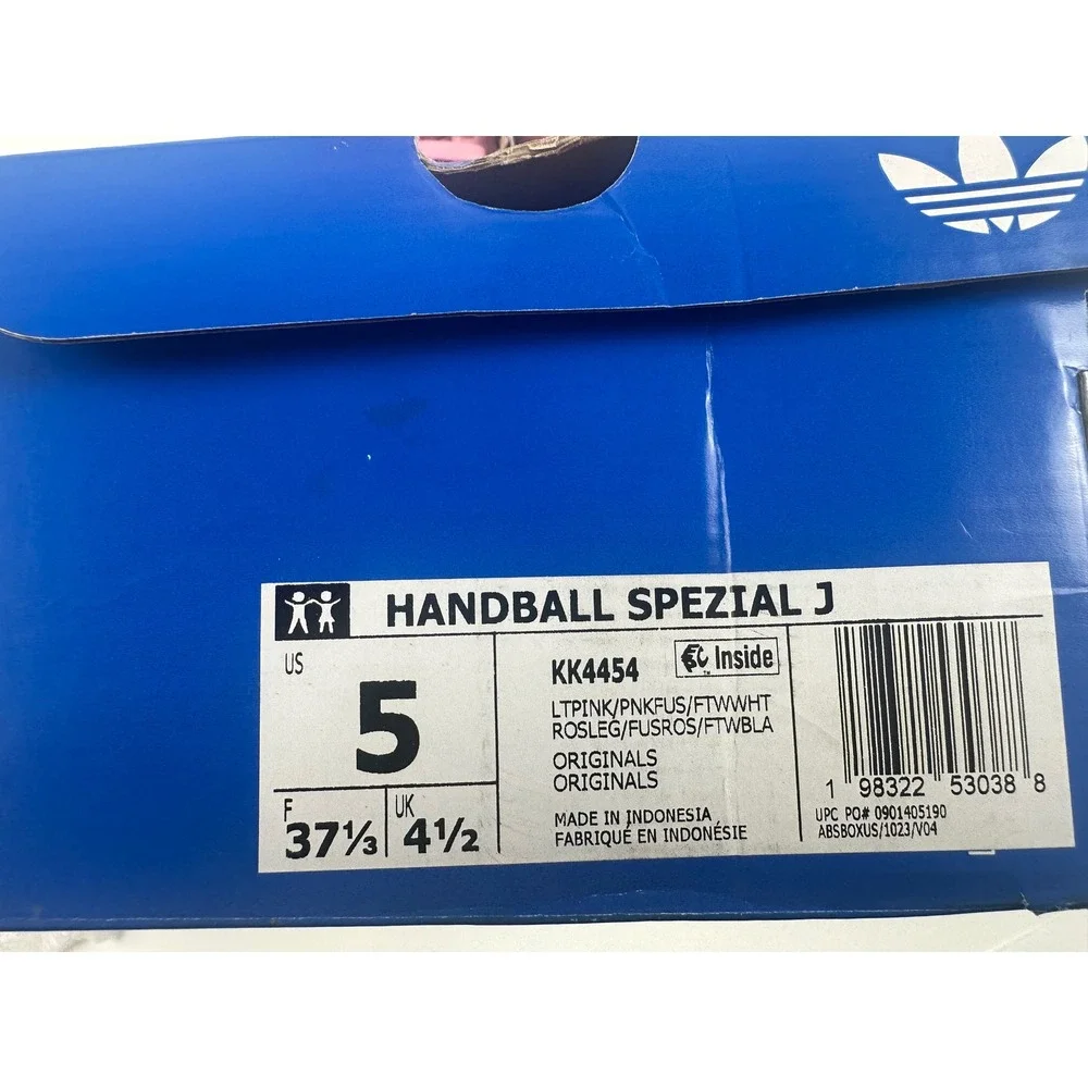 Adidas Sneakers Handball Spezial J Pink Suede Heart 5 Suede NWT